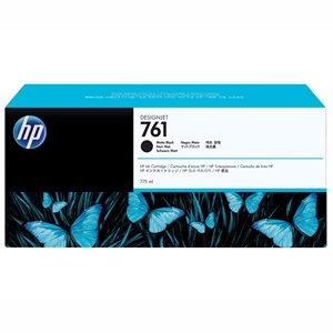 HP 761 matte black cartridge, 775 ml