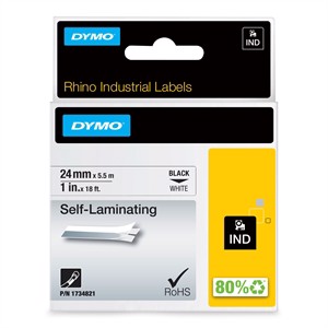Tape Rhino 24mm x 5.5m Self-laminating bl/whi