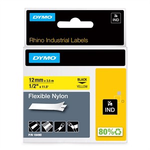 Tape Rhino 12mm x 3.5m flexible nylon blue/yellow.