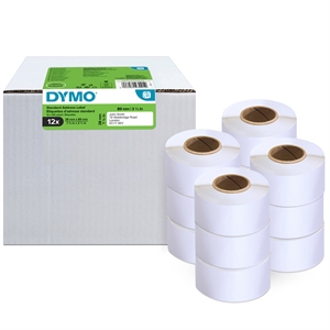 Dymo DYMO LabelWriter 28 mm x 89 mm standard address labels, 12 pack