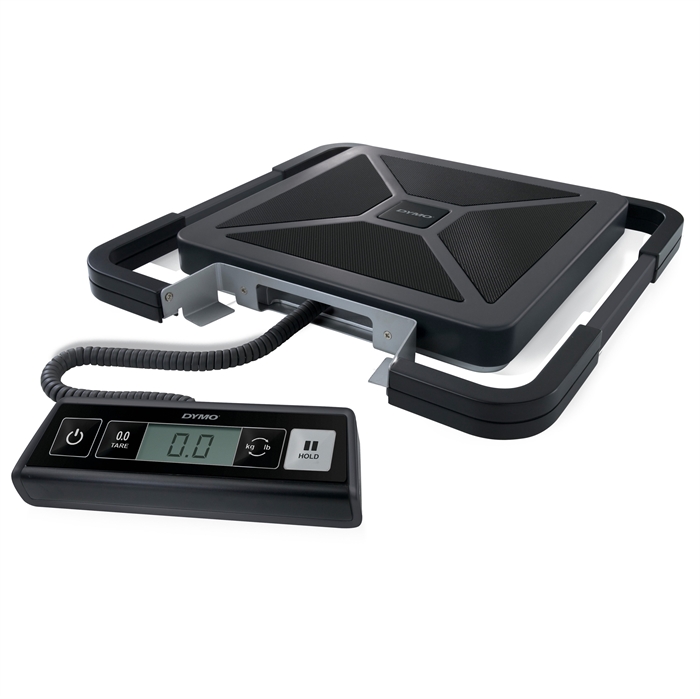 Dymo Scale M50 is a mail and shipping scale with a maximum weight capacity of 50 kg.