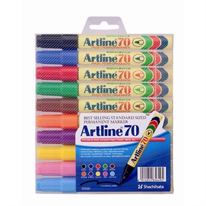 Artline Marker 70 Permanent 10-set