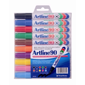 Artline Marker 90 10 set assorted colors