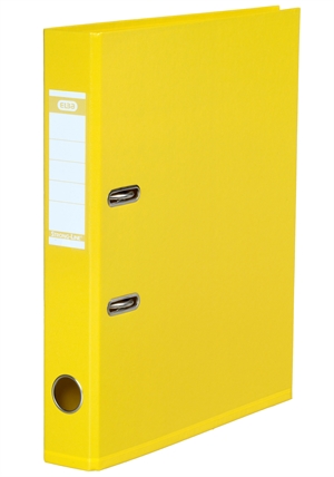 Elba Lever Arch File Strong-Line A4 50mm yellow