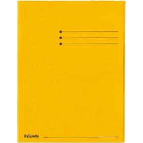 Esselte 3-flap folder Rainbow cardboard A4 yellow