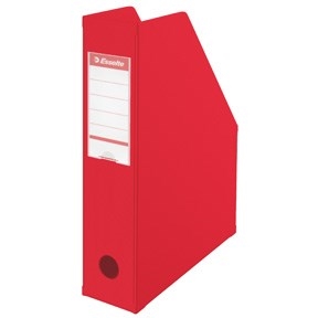 Esselte Magazine Holder Vivida PVC A4 70mm red