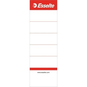 Esselte Smoke Labels for 75mm Lever Arch Files (100)