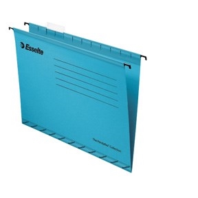 Esselte Reinforced Hanging Folder, folio size, blue (25)