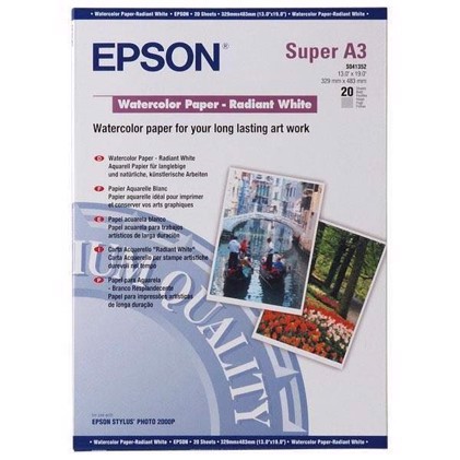 Epson Photo Paper, Glossy - 20 sheets