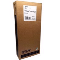 Epson T596C White 350 ml blækpatron - Epson WT7900