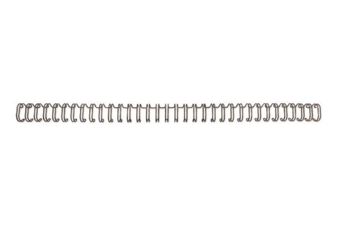 GBC Wire spine 3:1 NO5 8mm A4 black (100)