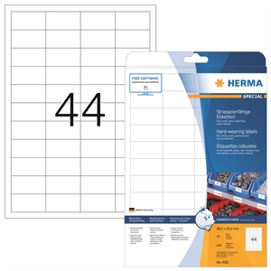HERMA label film extra strong 48.3 x 25.4 matte mm, 440 pcs.
