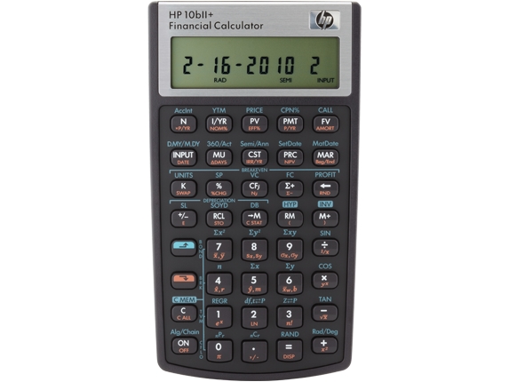 HP 10BII+ financial calculator (Nordic CD)