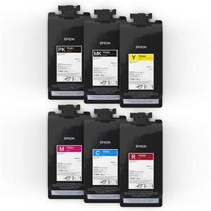 Full set of 700 ml ink cartridges for Epson SureColor T7700DL