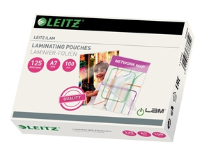 Leitz Laminating Pouch Glossy 125mic A7 (100)