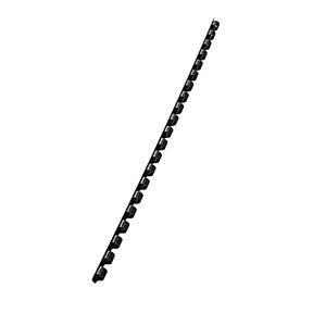 Leitz Plastic Spiral Rings 6mm Black (100)
