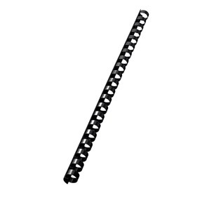 Leitz Plastic Spiral Rings 12mm black (100)