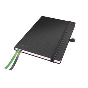Leitz Notebook Complete A5 square 96g/80 sheets black.