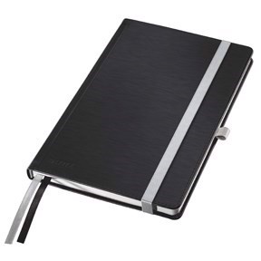 Leitz Notebook Style A5 soft ligned 80 sheets black