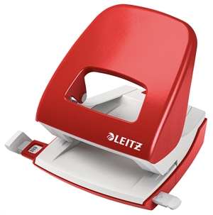 Leitz Hole Punch 5008 2-holes for 30 sheets red