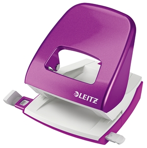 Leitz Hole Puncher 5008 WOW 2-hole for 30 sheets purple
