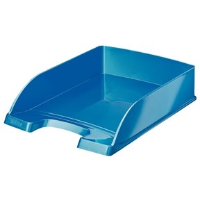 Leitz Letter Tray Plus WOW stackable blue