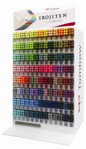 Tombow Colored Pencil Irrojiten empty display for 624 pieces
