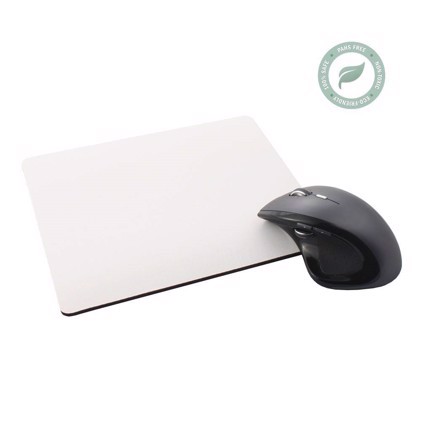 Mousepad - 235 x 197 x 5 mm Black Foam - White Top