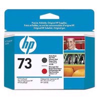 HP 73 - Matte black and chromatic red print heads CD949A