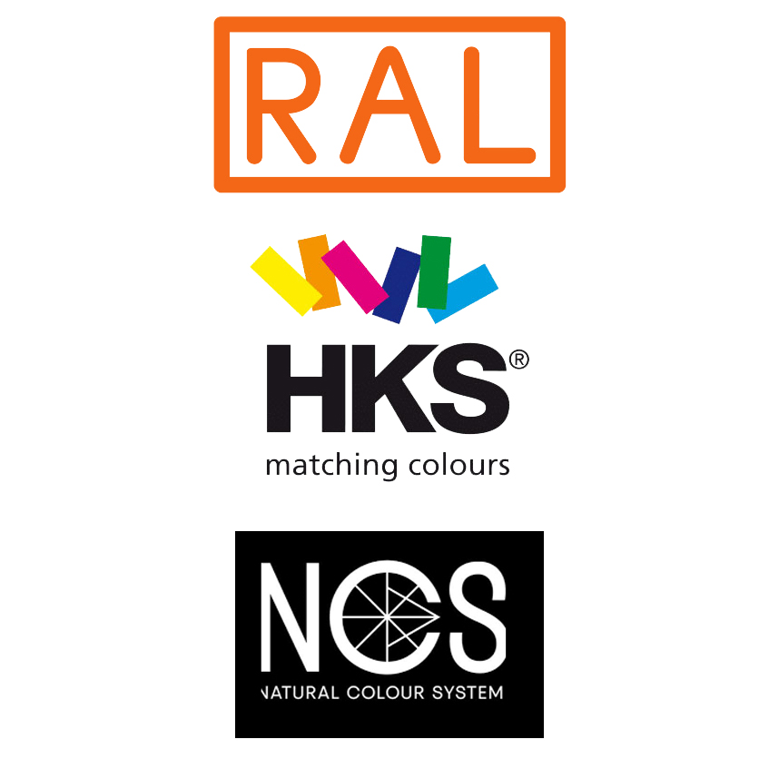 NCS, RAL and HKS colour guides