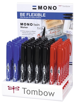 Tombow Fineliner MONO twin pen 0.4/0.8 display assembly (48)
