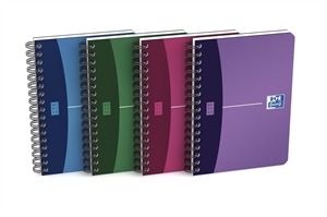 Oxford My Style notebook A6 squared 90 sheets 90g assorted.