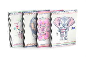 Oxford Boho Chic notebook B5 lined 4H 60 sheets