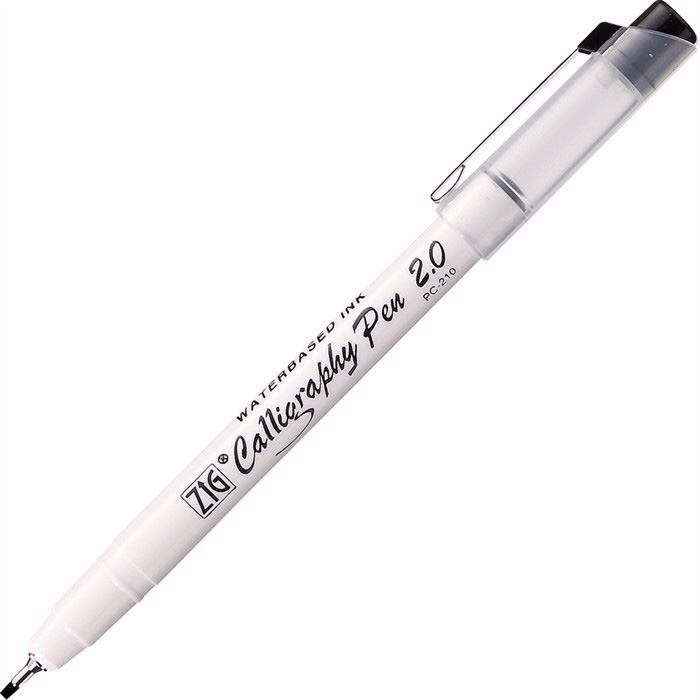 ZIG Calligraphy Pen 2.0 black