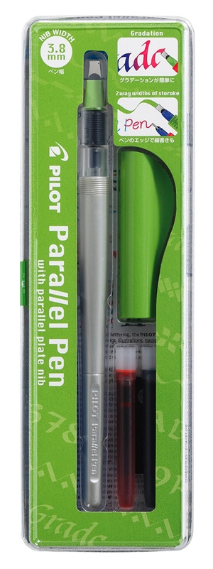 Pilot Calligraphy Pen Parallel Pen 3.8mm set black