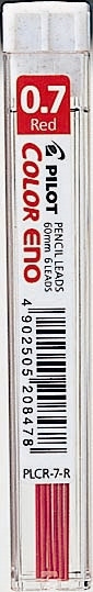 Pilot Color ENO 0.7mm HB Red (6) colored pencil