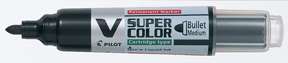 Pilot Marker V-Super Color BG round 0.9mm black