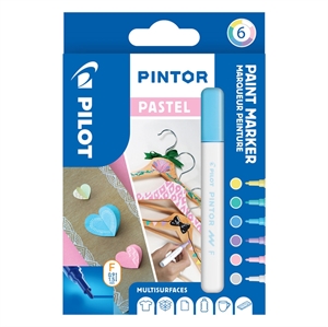 Pilot Marker Pintor Fine Pastel Mix 1.0 set (6)