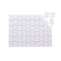 Sublimation Puzzle 15 x 20 cm - Cardboard 60 pcs High Gloss White