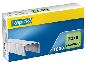 Rapid Staples 23/8 standard galvanized (1000)