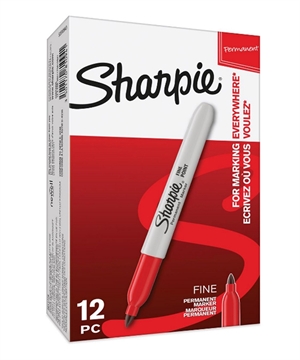 Sharpie Marker Fine 1.0mm red