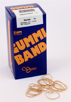 Siam Rubber Band No. 14 50x1.5mm (500g)