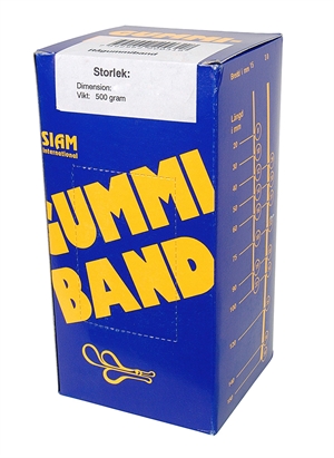 Siam Rubber Bands no. 63, 75x6.0mm (500g)