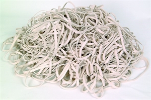 Siam Rubber Band 120x10.0mm white (1000g)