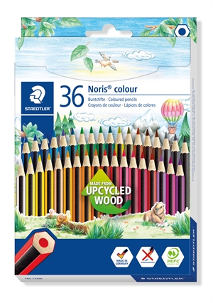 Staedtler Colored Pencil Noris Upcycled Wood set (36)