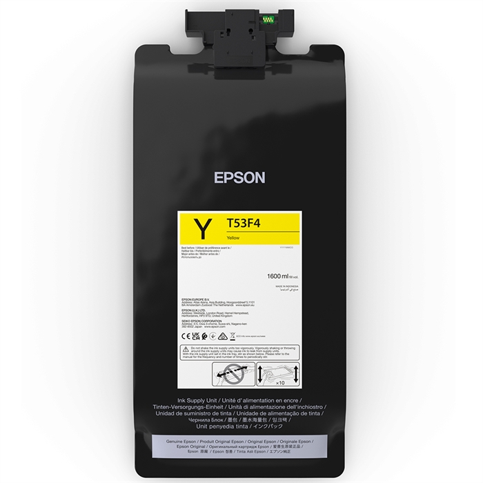 Epson ink bag Yellow 1600 ml - T53F4