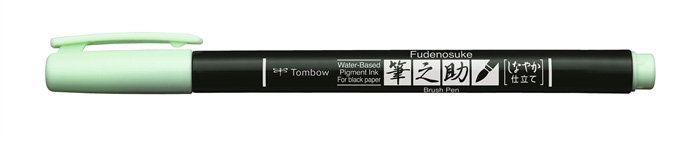 Tombow marker Fudenosuke soft pastel green