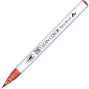 ZIG Clean Color Brush Pen 208 Deep Vermilion