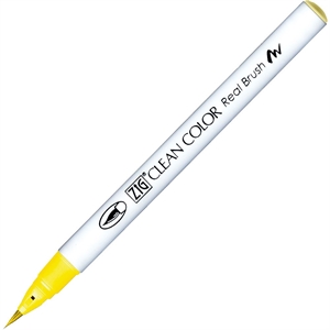 ZIG Clean Color Brush Pen 501 Mid Yellow