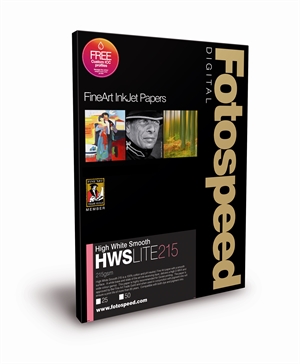Fotospeed High White Smooth LITE 215 g/m² - A2, 25 sheets